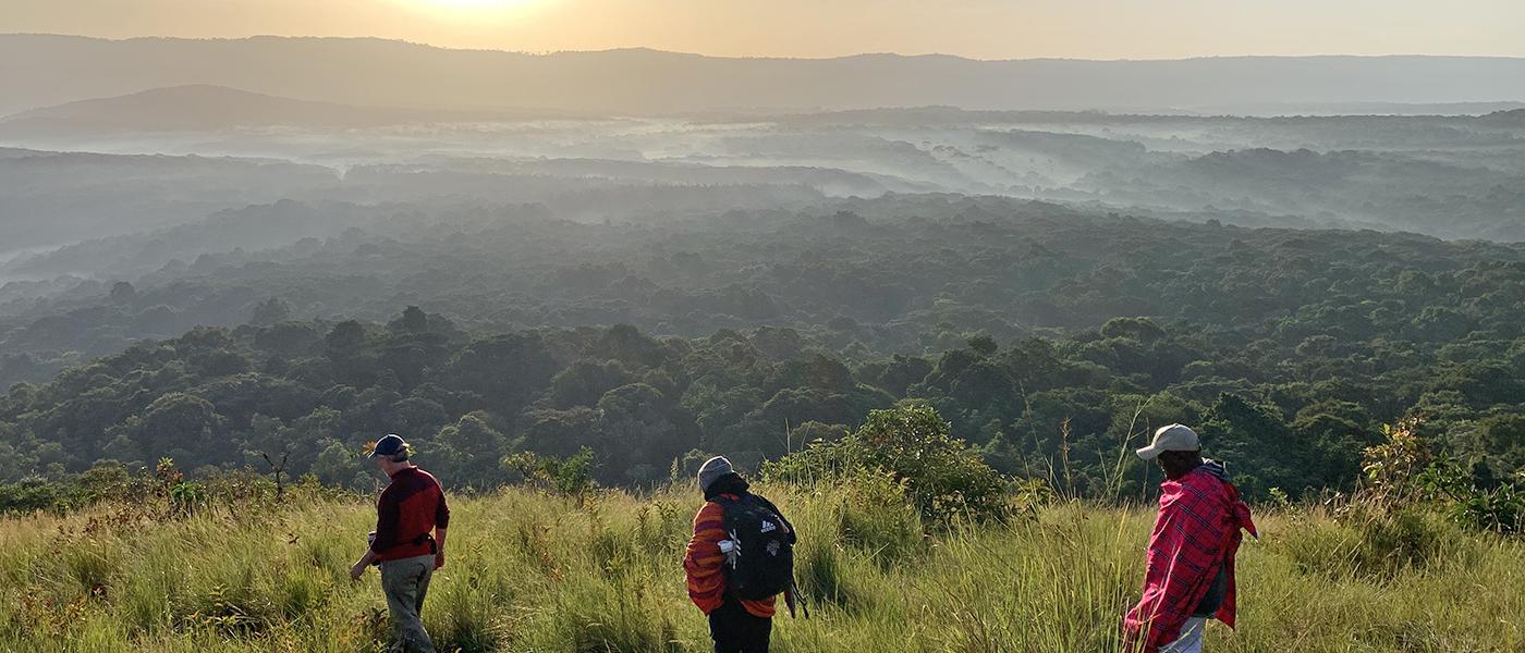 Walking in Kenya